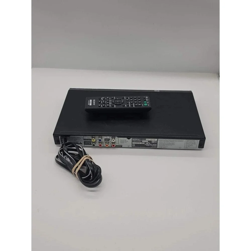 Sony DVP-SR200P DVD CD Player Progressive Scan Black with Remote Control